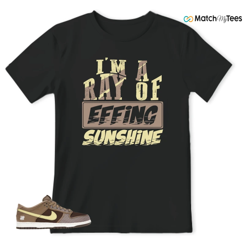NIKE DUNK LOW UNDEFEATED CANTEEN DUNK VS. AF1 PACK SNEAKER Matching Tees t-shirt