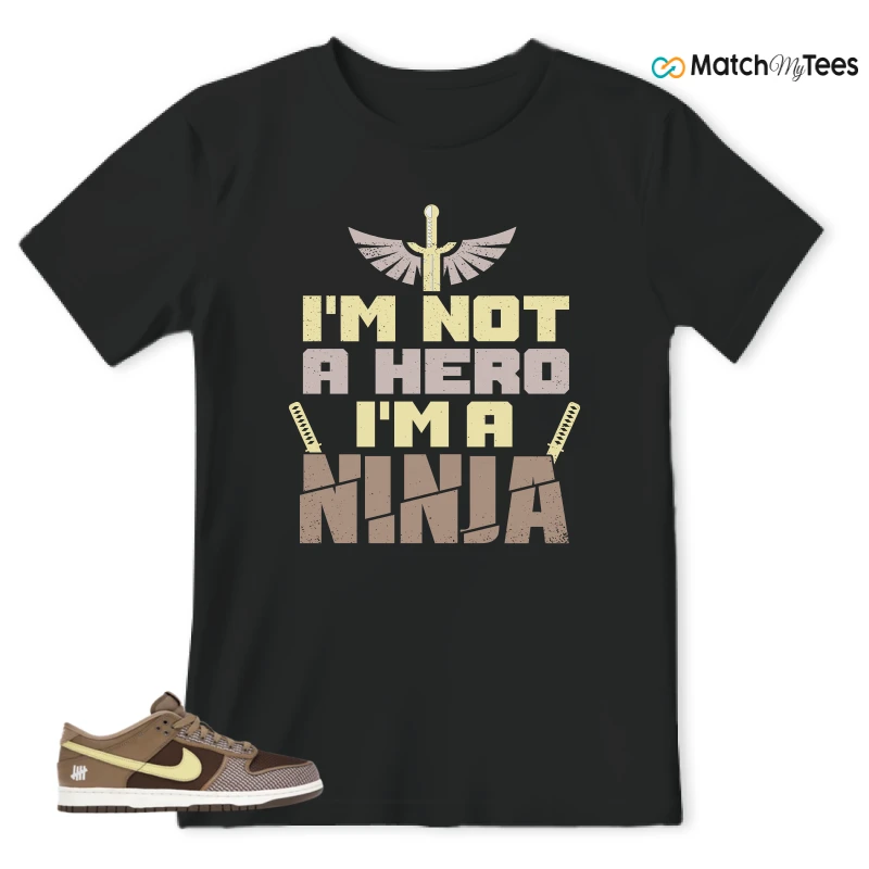 NIKE DUNK LOW UNDEFEATED CANTEEN DUNK VS. AF1 PACK SNEAKER Matching Tees t-shirt