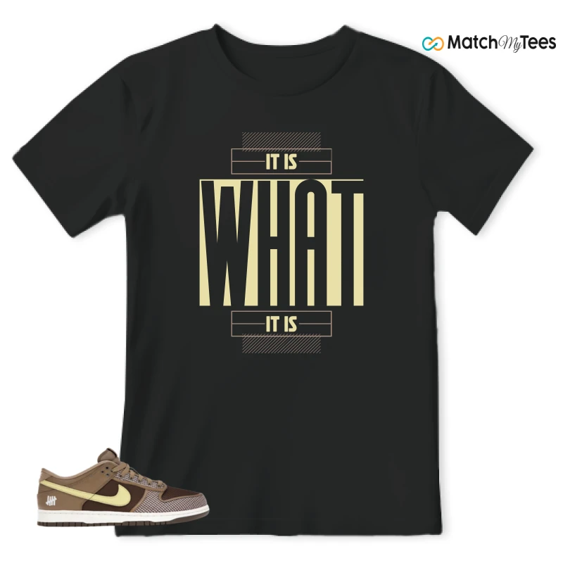 NIKE DUNK LOW UNDEFEATED CANTEEN DUNK VS. AF1 PACK SNEAKER Matching Tees t-shirt