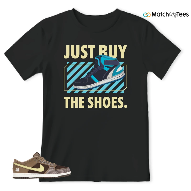 NIKE DUNK LOW UNDEFEATED CANTEEN DUNK VS. AF1 PACK SNEAKER Matching Tees t-shirt