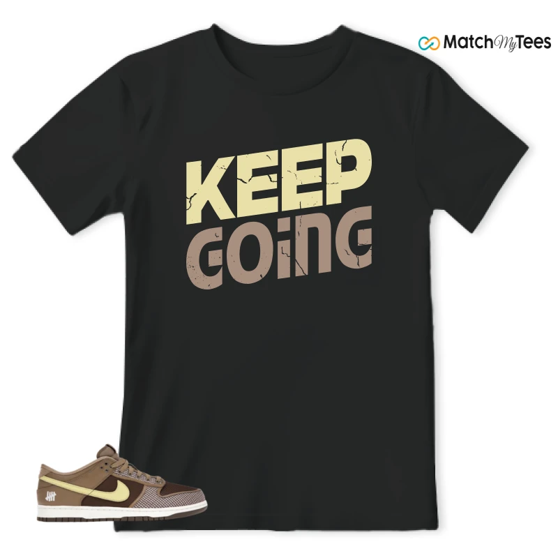 NIKE DUNK LOW UNDEFEATED CANTEEN DUNK VS. AF1 PACK SNEAKER Matching Tees t-shirt