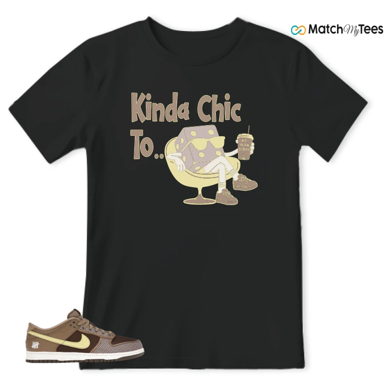 NIKE DUNK LOW UNDEFEATED CANTEEN DUNK VS. AF1 PACK SNEAKER Matching Tees t-shirt
