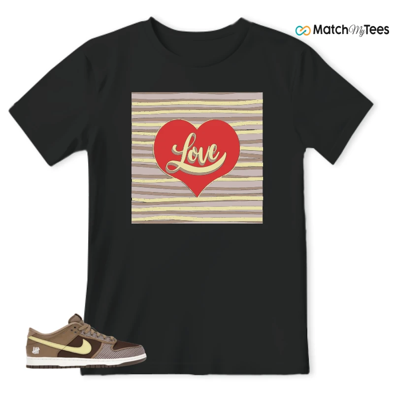 NIKE DUNK LOW UNDEFEATED CANTEEN DUNK VS. AF1 PACK SNEAKER Matching Tees t-shirt