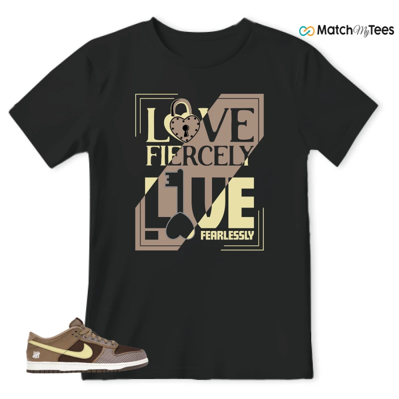 NIKE DUNK LOW UNDEFEATED CANTEEN DUNK VS. AF1 PACK SNEAKER Matching Tees t-shirt