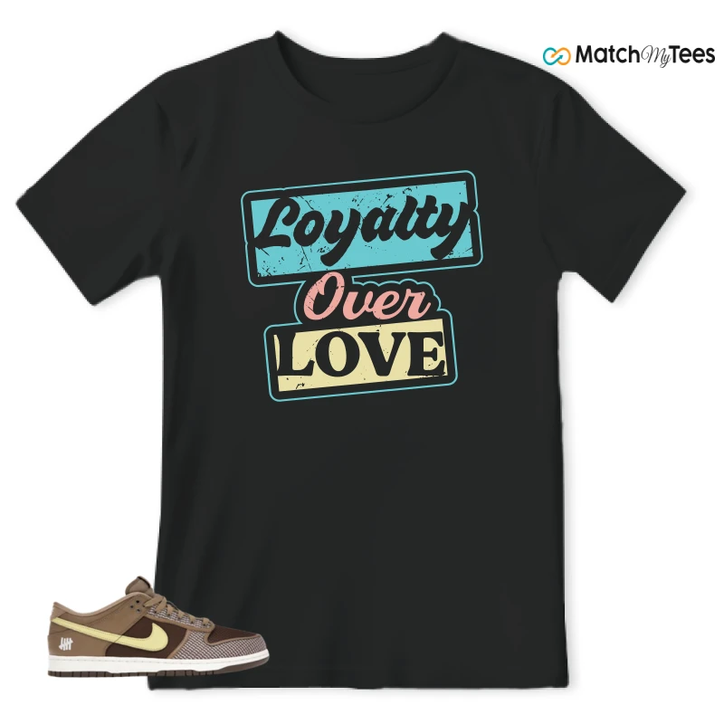 NIKE DUNK LOW UNDEFEATED CANTEEN DUNK VS. AF1 PACK SNEAKER Matching Tees t-shirt