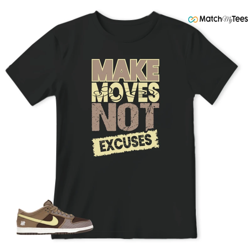 NIKE DUNK LOW UNDEFEATED CANTEEN DUNK VS. AF1 PACK SNEAKER Matching Tees t-shirt