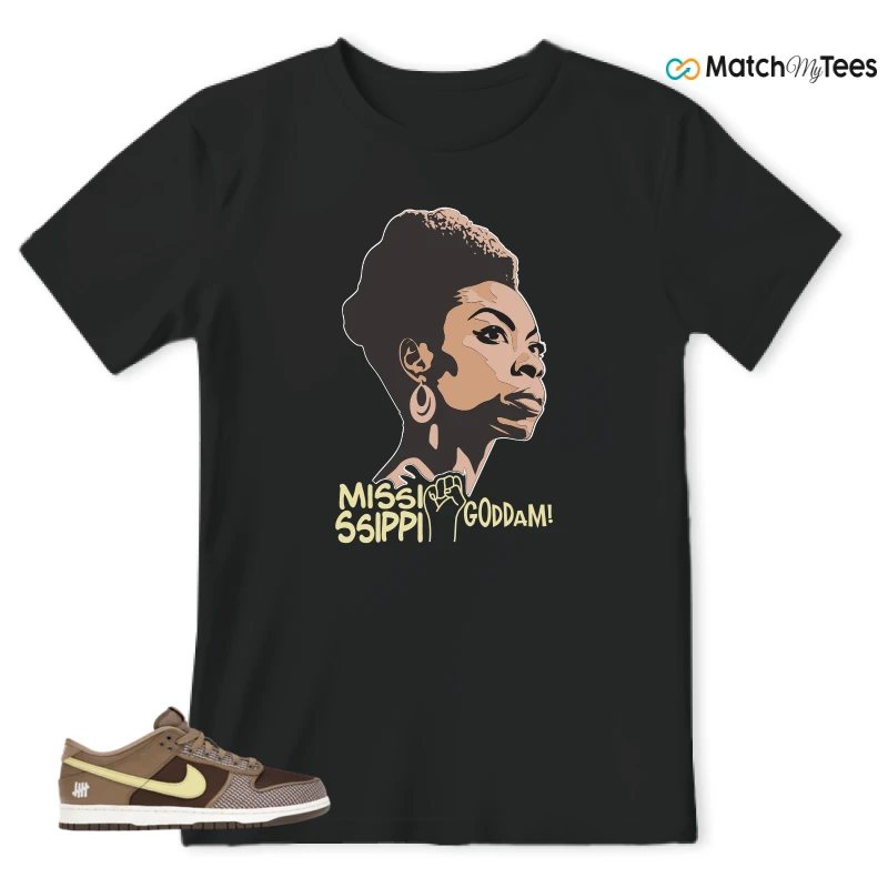 NIKE DUNK LOW UNDEFEATED CANTEEN DUNK VS. AF1 PACK SNEAKER Matching Tees t-shirt