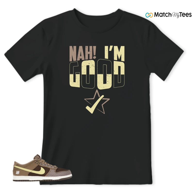NIKE DUNK LOW UNDEFEATED CANTEEN DUNK VS. AF1 PACK SNEAKER Matching Tees t-shirt