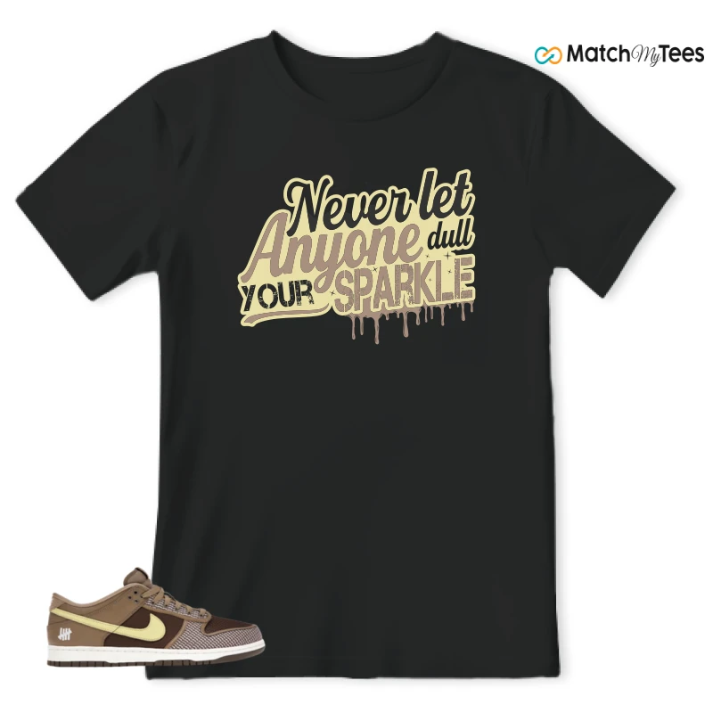 NIKE DUNK LOW UNDEFEATED CANTEEN DUNK VS. AF1 PACK SNEAKER Matching Tees t-shirt