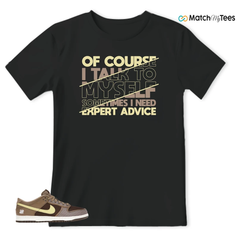 NIKE DUNK LOW UNDEFEATED CANTEEN DUNK VS. AF1 PACK SNEAKER Matching Tees t-shirt