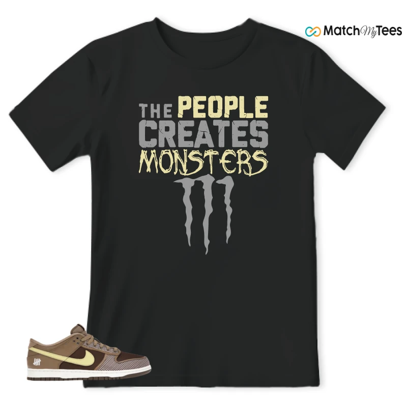 NIKE DUNK LOW UNDEFEATED CANTEEN DUNK VS. AF1 PACK SNEAKER Matching Tees t-shirt