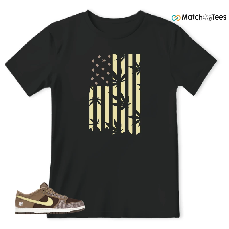 NIKE DUNK LOW UNDEFEATED CANTEEN DUNK VS. AF1 PACK SNEAKER Matching Tees t-shirt