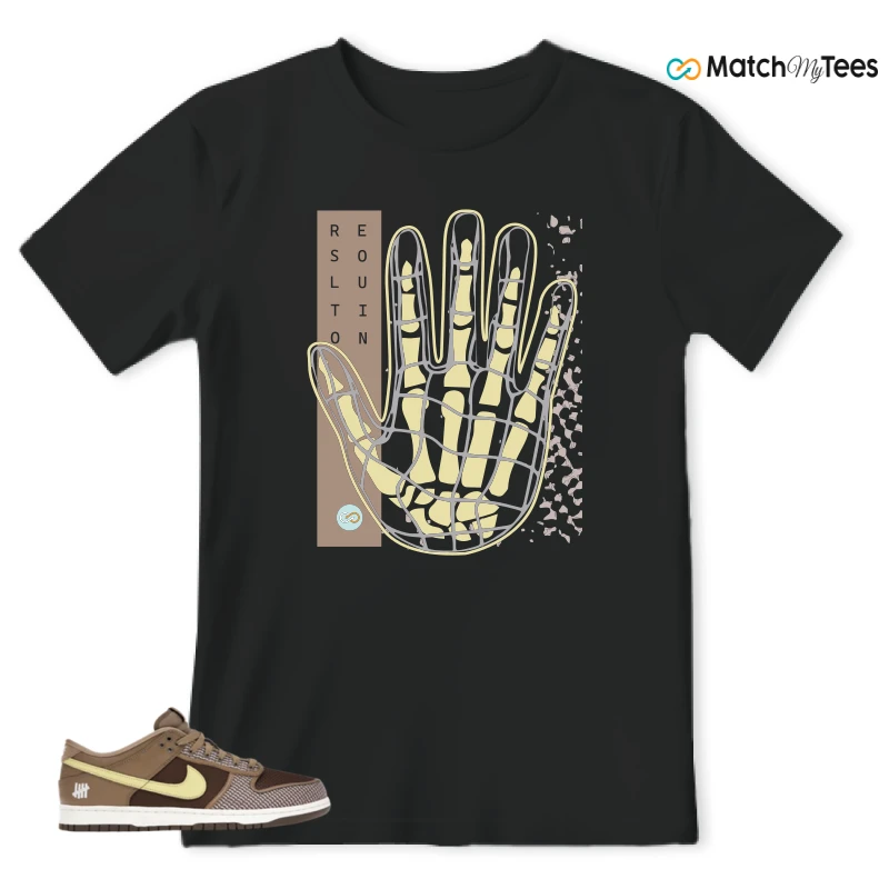 NIKE DUNK LOW UNDEFEATED CANTEEN DUNK VS. AF1 PACK SNEAKER Matching Tees t-shirt