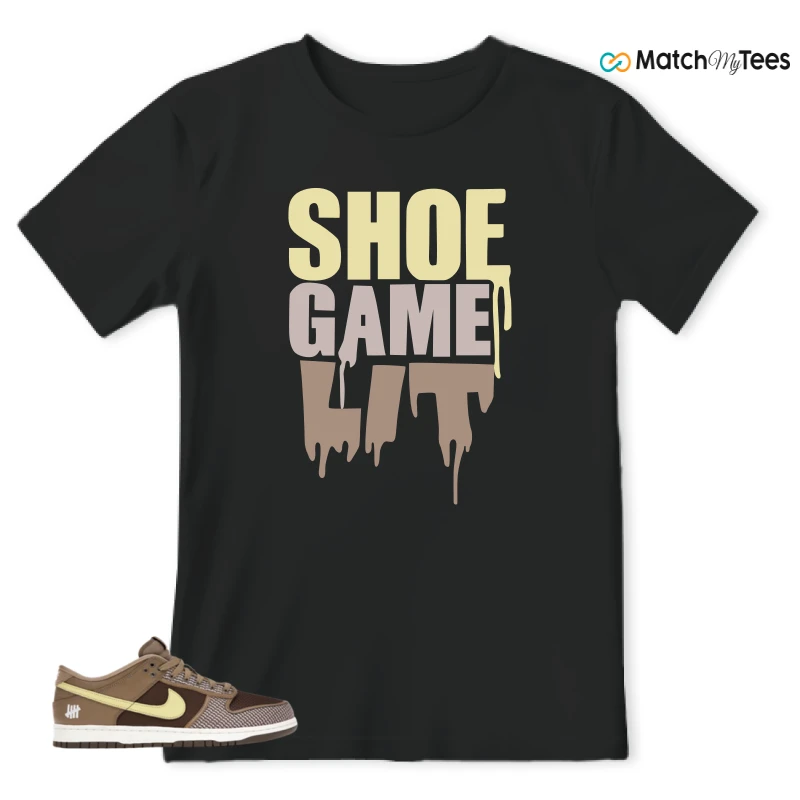 NIKE DUNK LOW UNDEFEATED CANTEEN DUNK VS. AF1 PACK SNEAKER Matching Tees t-shirt