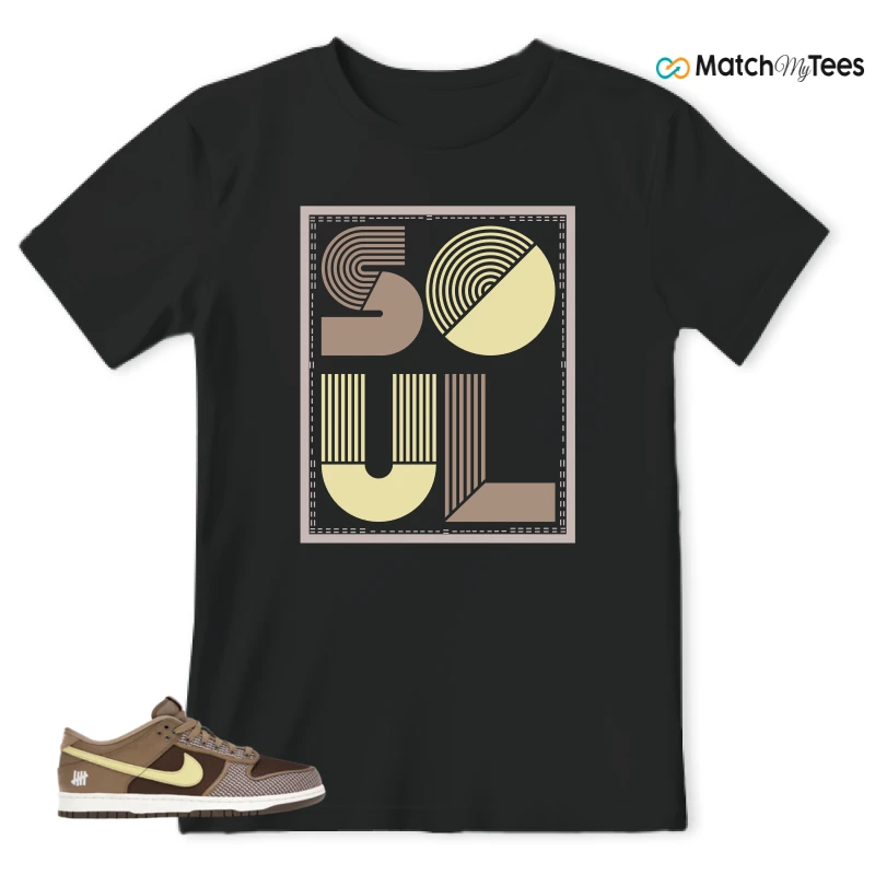 NIKE DUNK LOW UNDEFEATED CANTEEN DUNK VS. AF1 PACK SNEAKER Matching Tees t-shirt