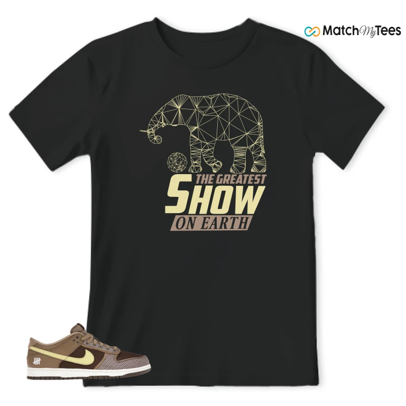 NIKE DUNK LOW UNDEFEATED CANTEEN DUNK VS. AF1 PACK SNEAKER Matching Tees t-shirt