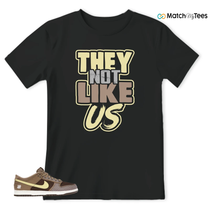 NIKE DUNK LOW UNDEFEATED CANTEEN DUNK VS. AF1 PACK SNEAKER Matching Tees t-shirt