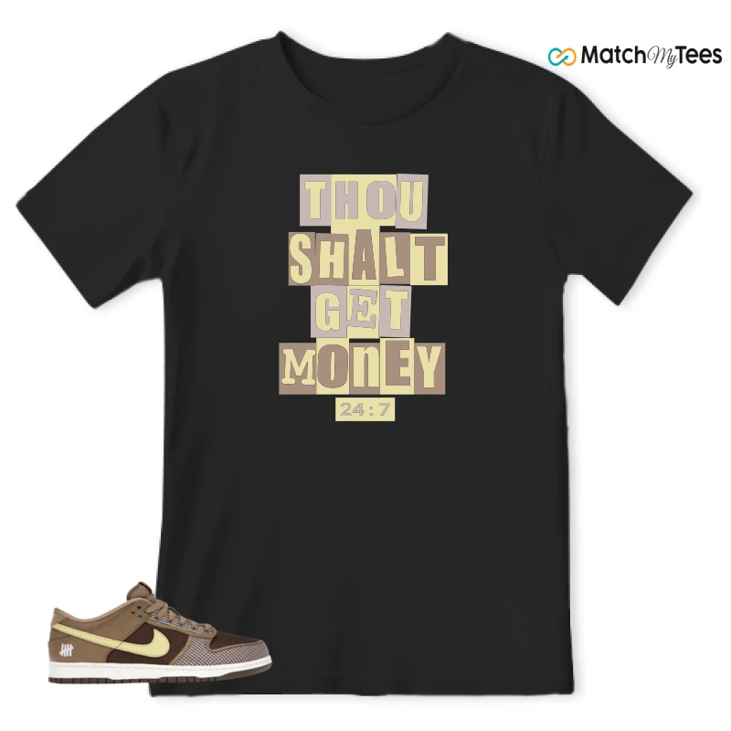 NIKE DUNK LOW UNDEFEATED CANTEEN DUNK VS. AF1 PACK SNEAKER Matching Tees t-shirt