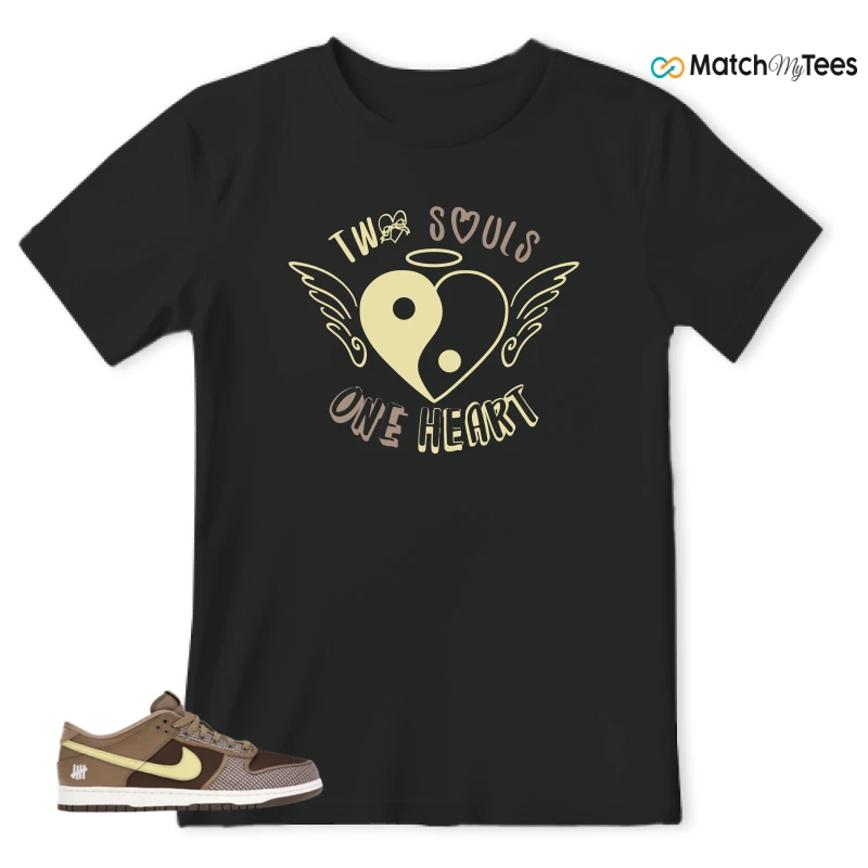 NIKE DUNK LOW UNDEFEATED CANTEEN DUNK VS. AF1 PACK SNEAKER Matching Tees t-shirt
