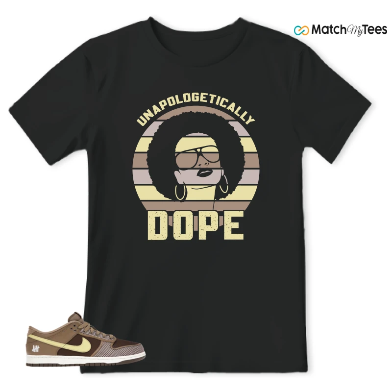 NIKE DUNK LOW UNDEFEATED CANTEEN DUNK VS. AF1 PACK SNEAKER Matching Tees t-shirt