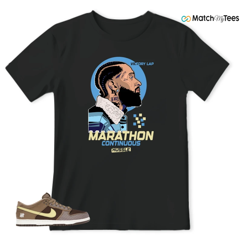 NIKE DUNK LOW UNDEFEATED CANTEEN DUNK VS. AF1 PACK SNEAKER Matching Tees t-shirt