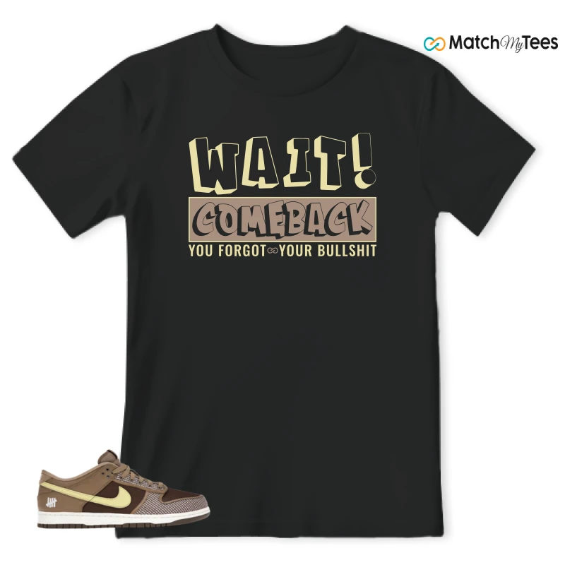 NIKE DUNK LOW UNDEFEATED CANTEEN DUNK VS. AF1 PACK SNEAKER Matching Tees t-shirt