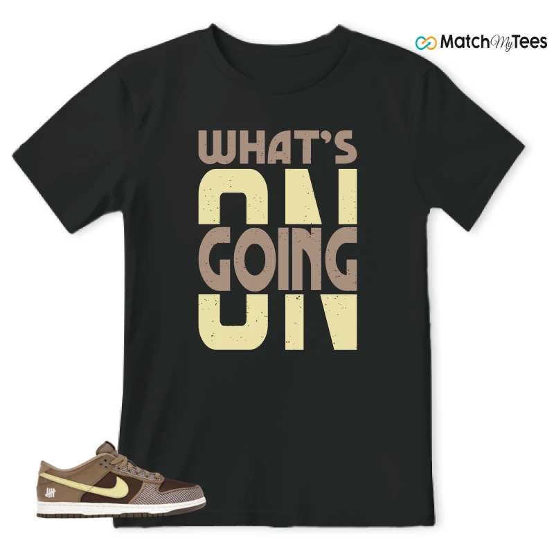 NIKE DUNK LOW UNDEFEATED CANTEEN DUNK VS. AF1 PACK SNEAKER Matching Tees t-shirt