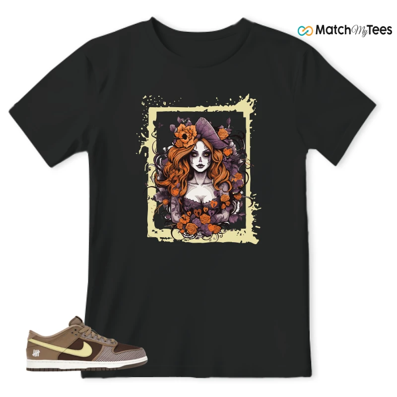 NIKE DUNK LOW UNDEFEATED CANTEEN DUNK VS. AF1 PACK SNEAKER Matching Tees t-shirt
