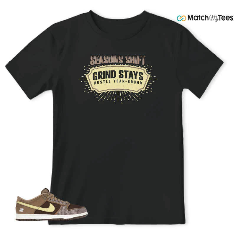 NIKE DUNK LOW UNDEFEATED CANTEEN DUNK VS. AF1 PACK SNEAKER Matching Tees t-shirt