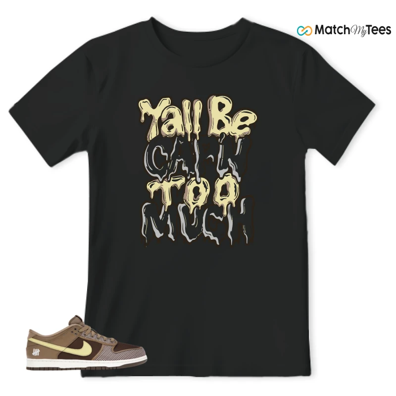 NIKE DUNK LOW UNDEFEATED CANTEEN DUNK VS. AF1 PACK SNEAKER Matching Tees t-shirt