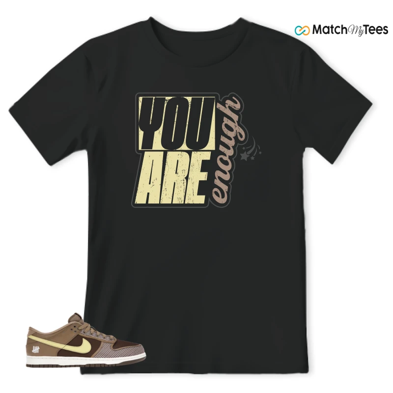 NIKE DUNK LOW UNDEFEATED CANTEEN DUNK VS. AF1 PACK SNEAKER Matching Tees t-shirt