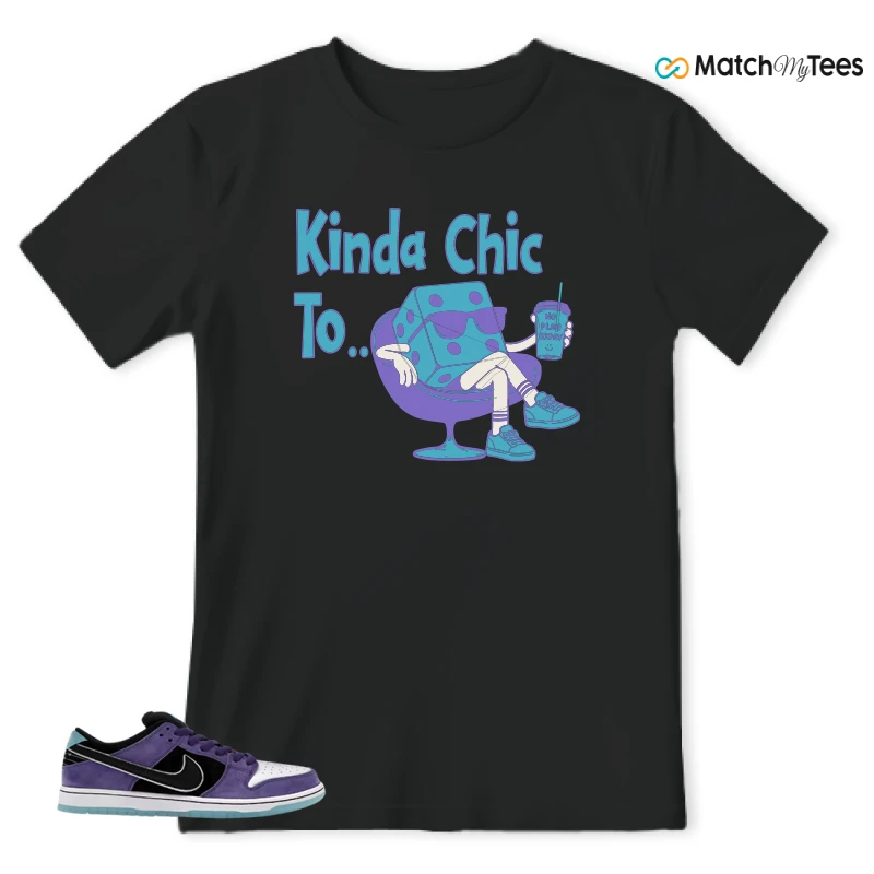NIKE DUNK LOW X HAYLEY WILSON COURT PURPLE SNEAKER Matching Tees t-shirt
