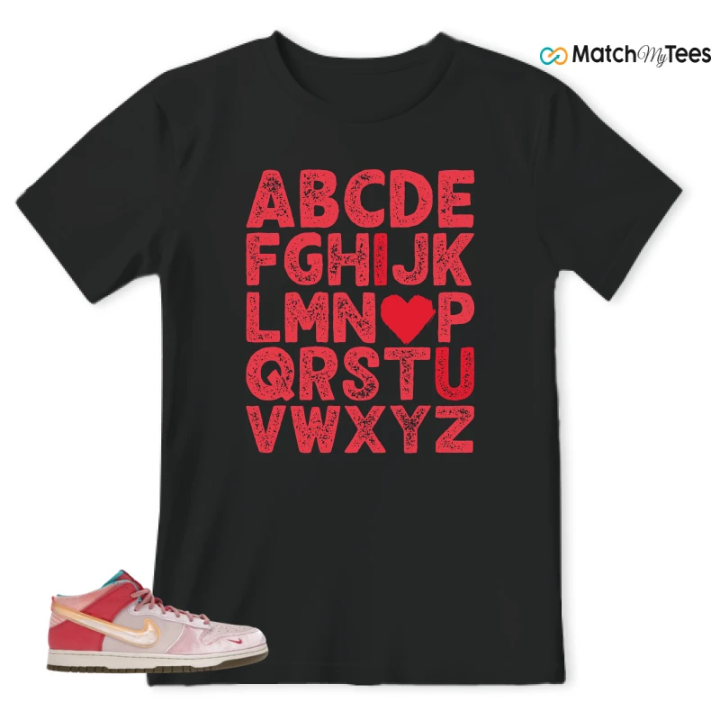 NIKE DUNK MID SOCIAL STATUS FREE LUNCH STRAWBERRY MILK SNEAKER Matching Tees t-shirt