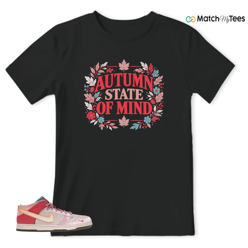 NIKE DUNK MID SOCIAL STATUS FREE LUNCH STRAWBERRY MILK SNEAKER Matching Tees t-shirt