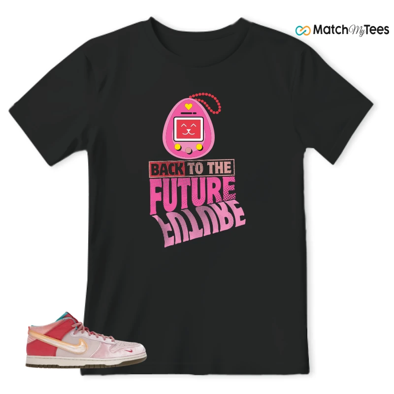 NIKE DUNK MID SOCIAL STATUS FREE LUNCH STRAWBERRY MILK SNEAKER Matching Tees t-shirt