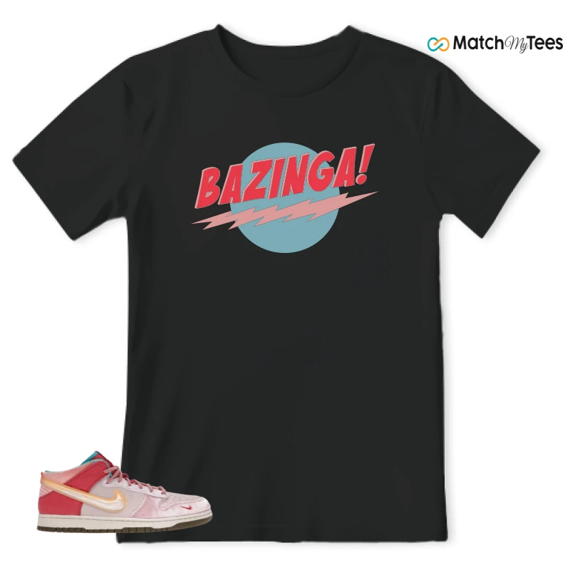 NIKE DUNK MID SOCIAL STATUS FREE LUNCH STRAWBERRY MILK SNEAKER Matching Tees t-shirt