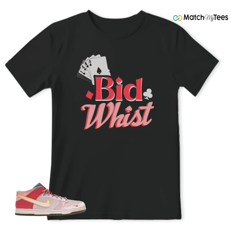 NIKE DUNK MID SOCIAL STATUS FREE LUNCH STRAWBERRY MILK SNEAKER Matching Tees t-shirt