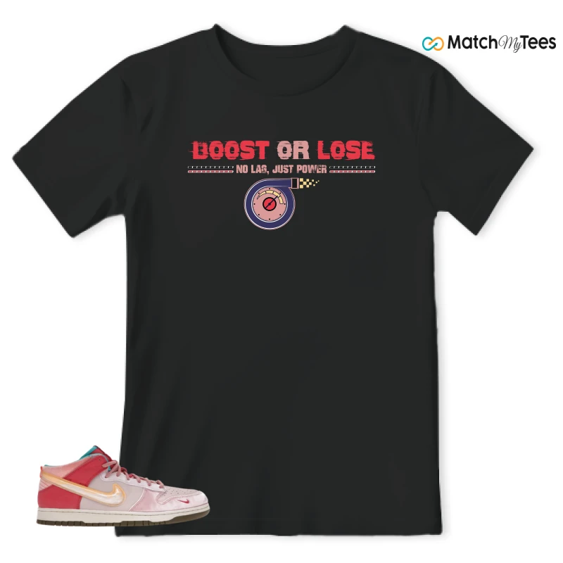 NIKE DUNK MID SOCIAL STATUS FREE LUNCH STRAWBERRY MILK SNEAKER Matching Tees t-shirt