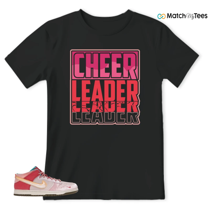 NIKE DUNK MID SOCIAL STATUS FREE LUNCH STRAWBERRY MILK SNEAKER Matching Tees t-shirt