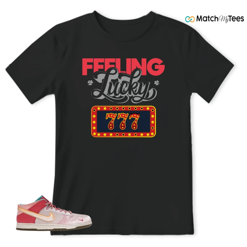 NIKE DUNK MID SOCIAL STATUS FREE LUNCH STRAWBERRY MILK SNEAKER Matching Tees t-shirt