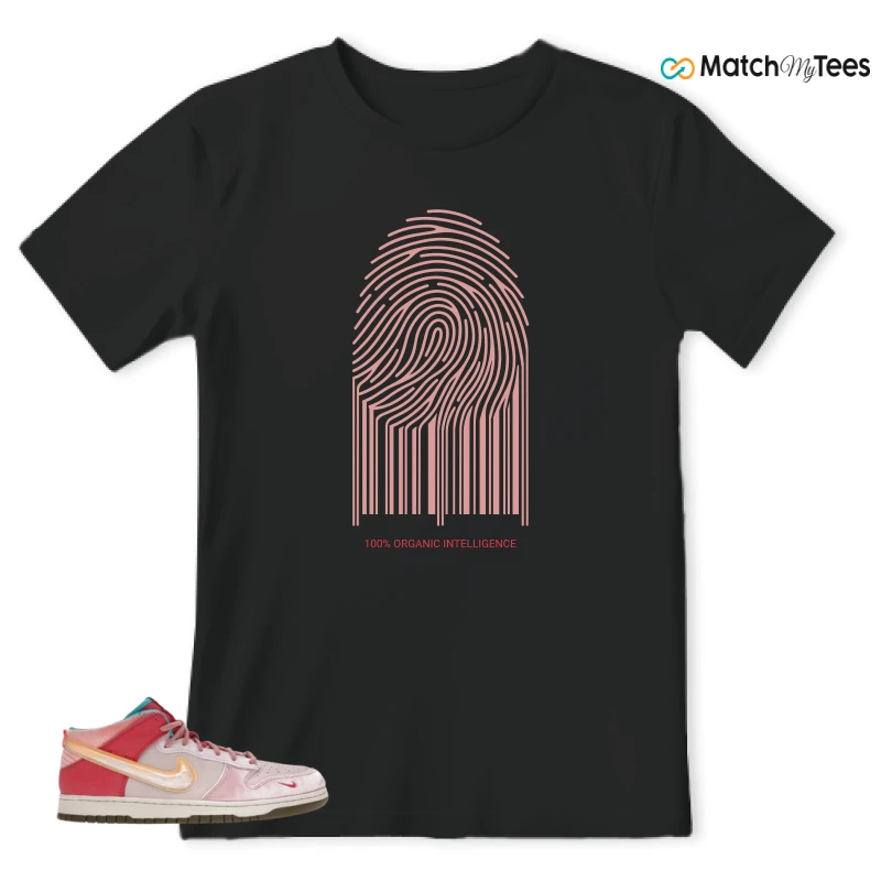 NIKE DUNK MID SOCIAL STATUS FREE LUNCH STRAWBERRY MILK SNEAKER Matching Tees t-shirt