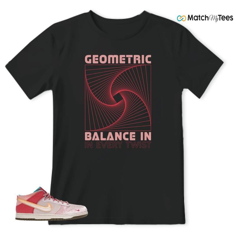 NIKE DUNK MID SOCIAL STATUS FREE LUNCH STRAWBERRY MILK SNEAKER Matching Tees t-shirt