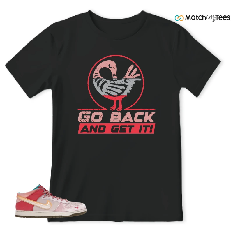 NIKE DUNK MID SOCIAL STATUS FREE LUNCH STRAWBERRY MILK SNEAKER Matching Tees t-shirt