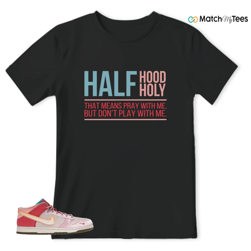 NIKE DUNK MID SOCIAL STATUS FREE LUNCH STRAWBERRY MILK SNEAKER Matching Tees t-shirt