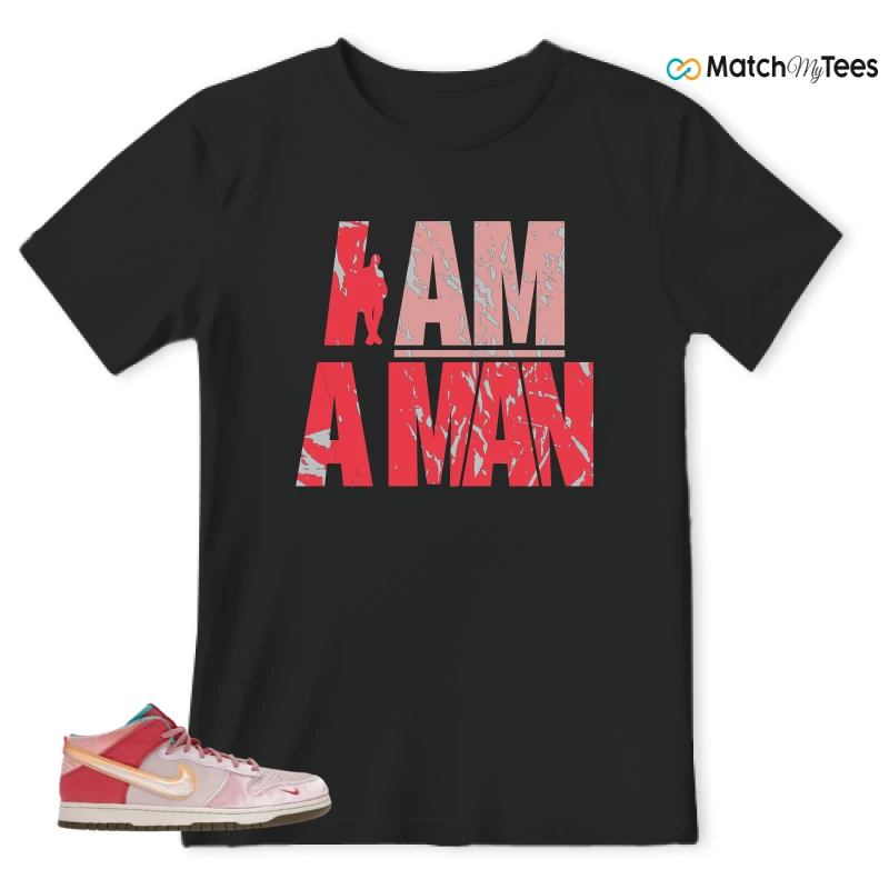 NIKE DUNK MID SOCIAL STATUS FREE LUNCH STRAWBERRY MILK SNEAKER Matching Tees t-shirt