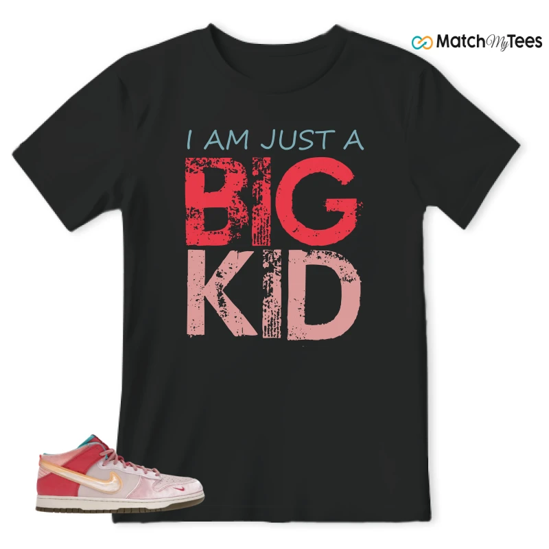 NIKE DUNK MID SOCIAL STATUS FREE LUNCH STRAWBERRY MILK SNEAKER Matching Tees t-shirt