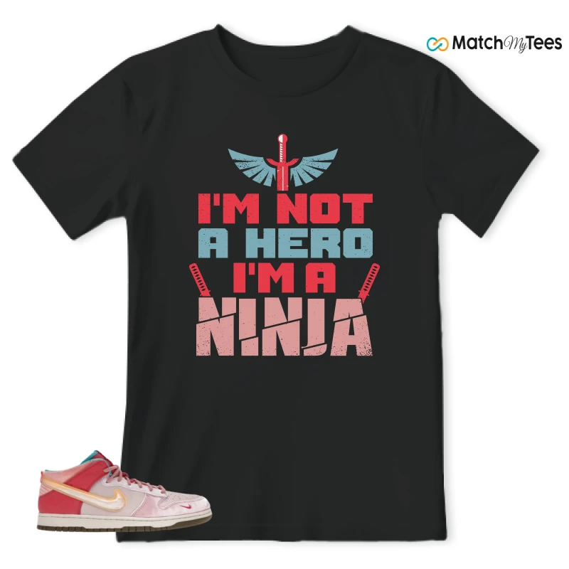 NIKE DUNK MID SOCIAL STATUS FREE LUNCH STRAWBERRY MILK SNEAKER Matching Tees t-shirt