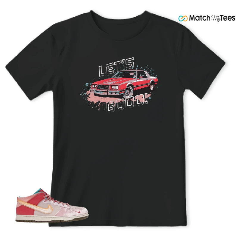 NIKE DUNK MID SOCIAL STATUS FREE LUNCH STRAWBERRY MILK SNEAKER Matching Tees t-shirt