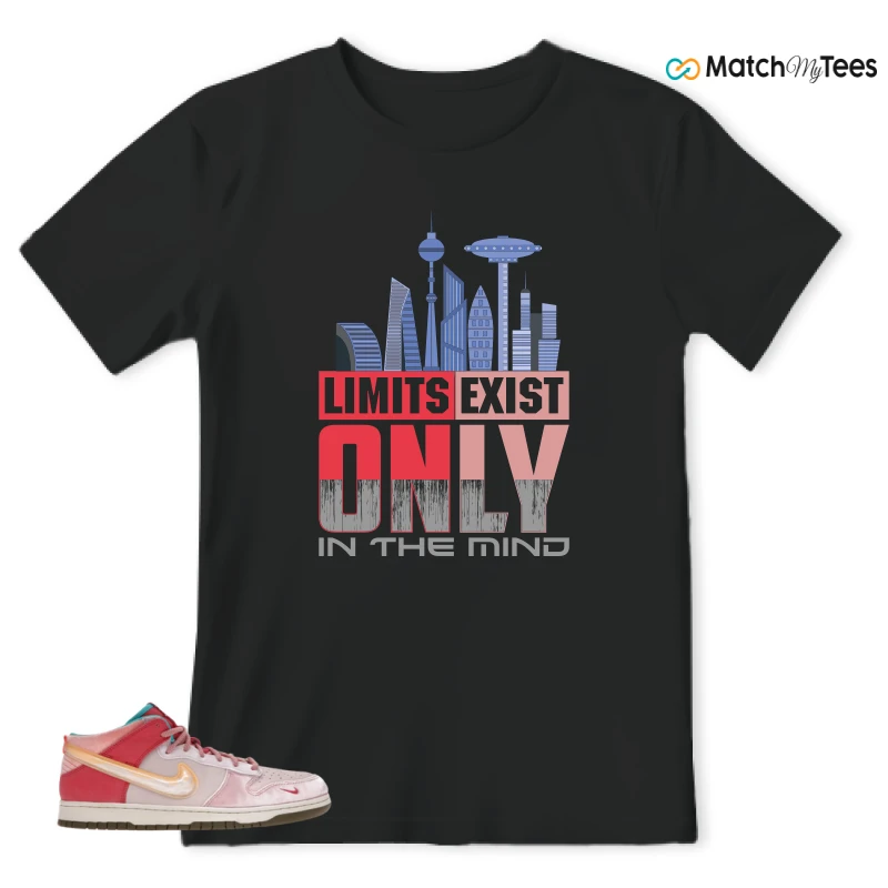 NIKE DUNK MID SOCIAL STATUS FREE LUNCH STRAWBERRY MILK SNEAKER Matching Tees t-shirt