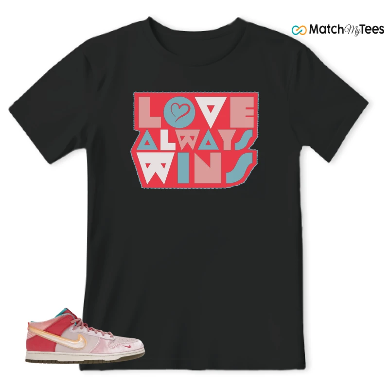 NIKE DUNK MID SOCIAL STATUS FREE LUNCH STRAWBERRY MILK SNEAKER Matching Tees t-shirt